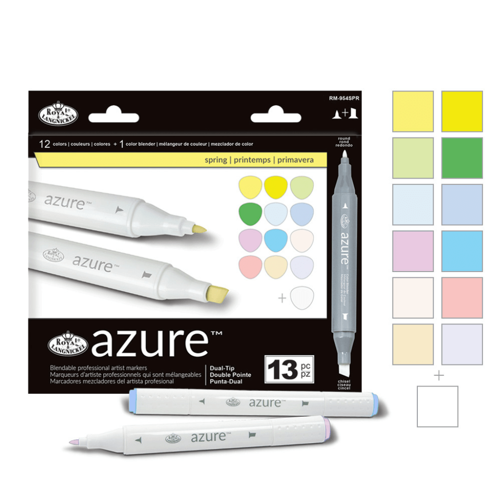 13-piece Spring Colours Artist Marker Set