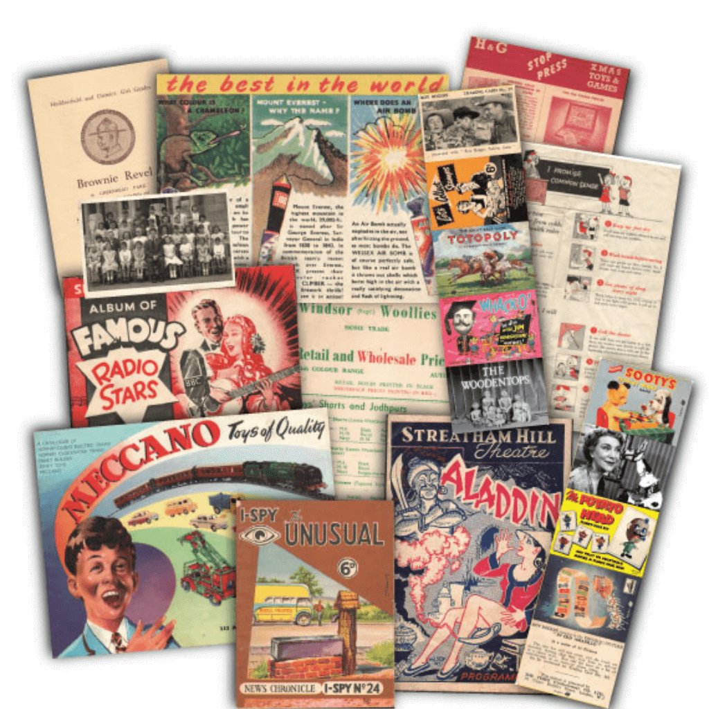 1950s Childhood Memorabilia Pack - Senior Style