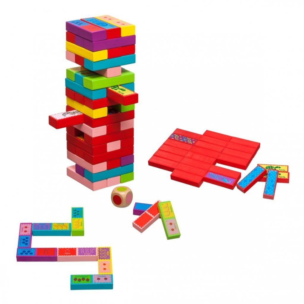 3 in 1 Coloured Tumbling Towers - Senior Style