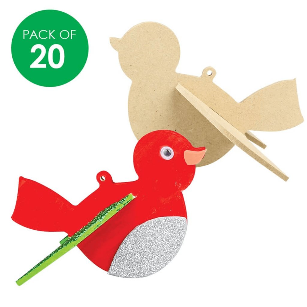 3D Robins Pack of 20 - Senior Style