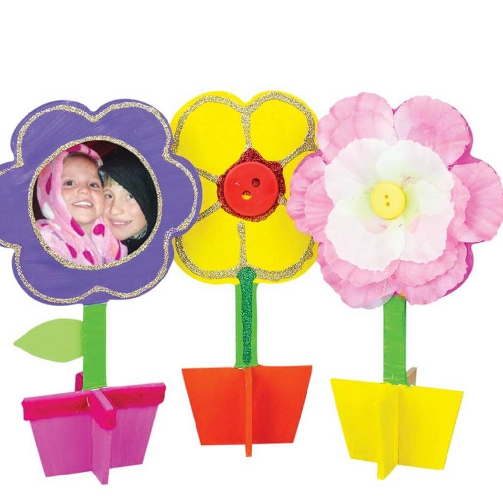 3D Wooden Flowers Pack of 20 - Senior Style