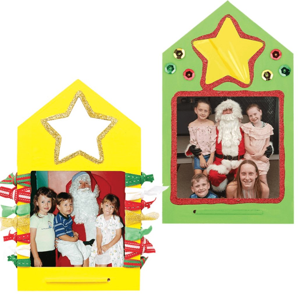 3D Wooden Star Cutout Frames - Pack of 10 - Senior Style