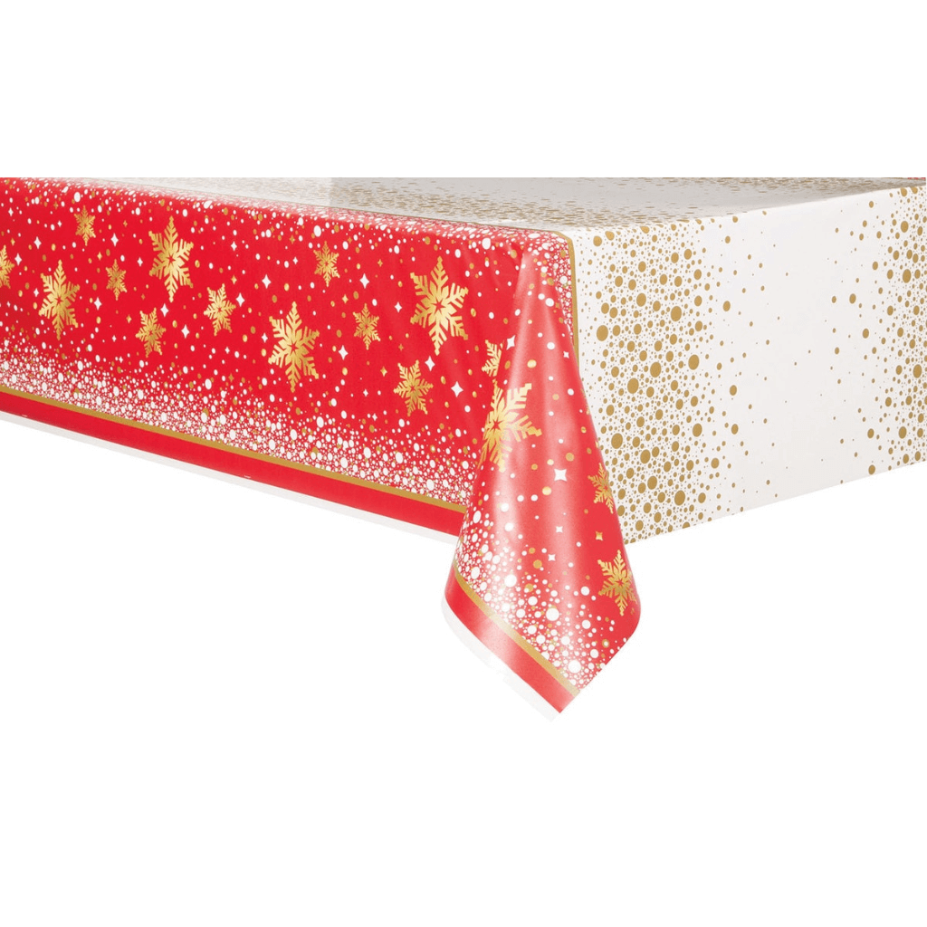 Christmas Gold Sparkle Tablecover