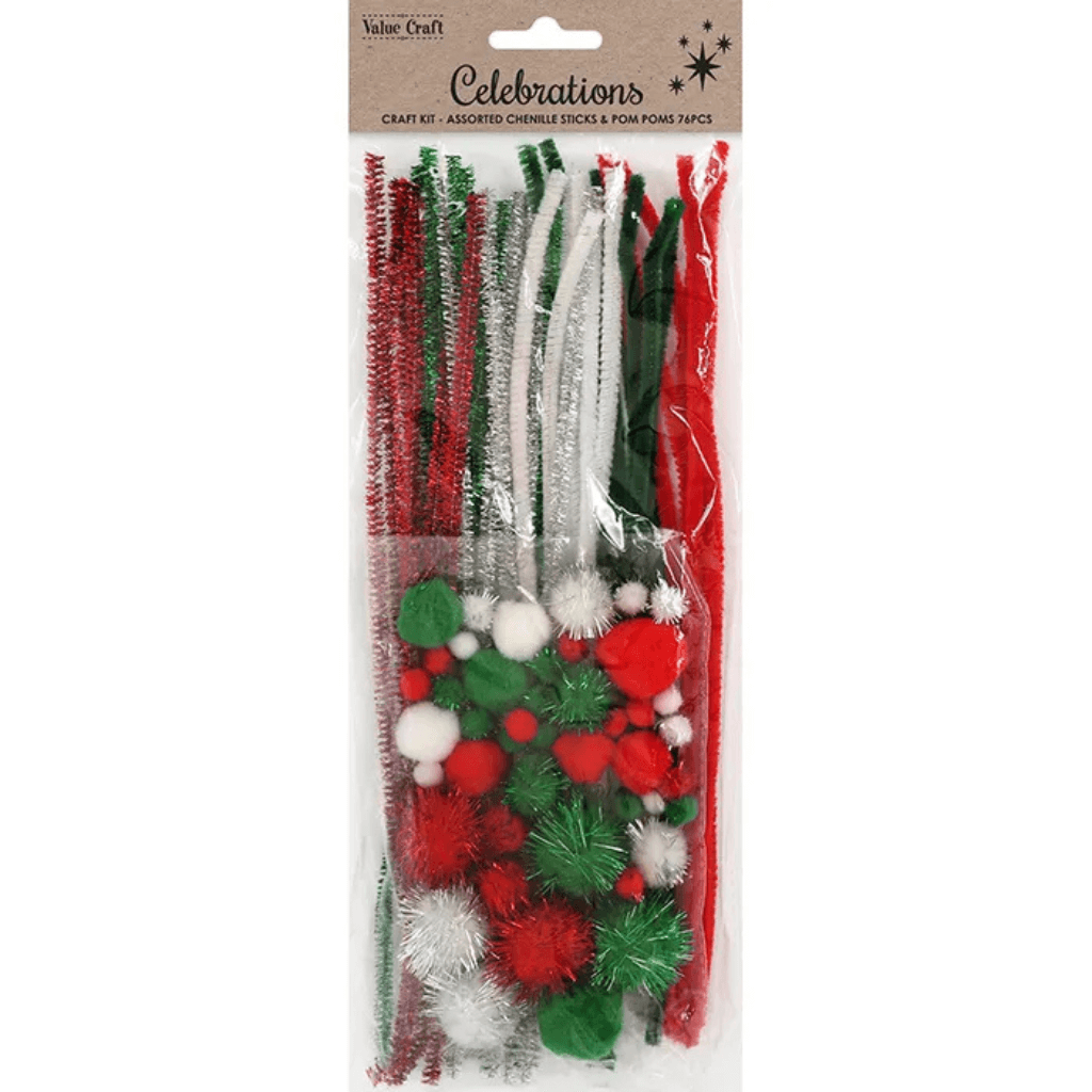 Christmas Chenille and Pom Pom Kit