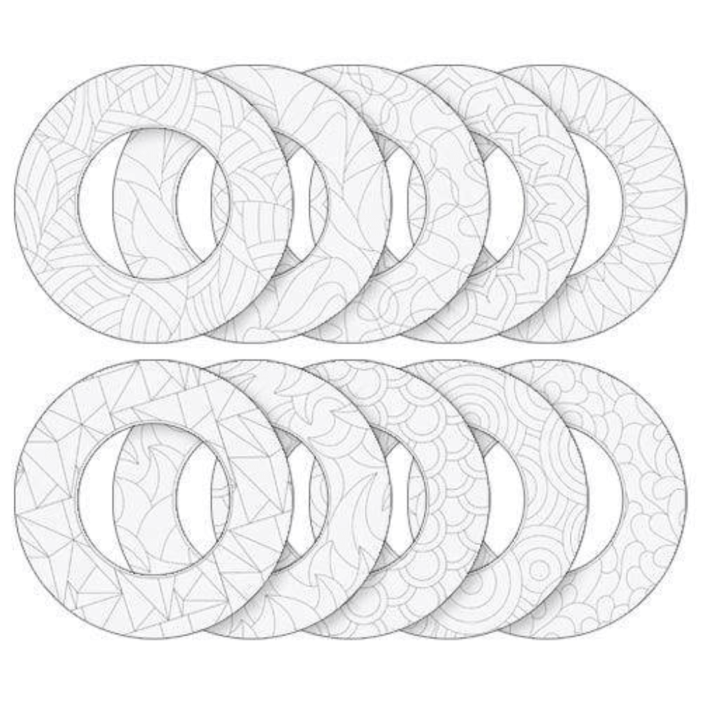 ColourMe Wreath Pack of 10