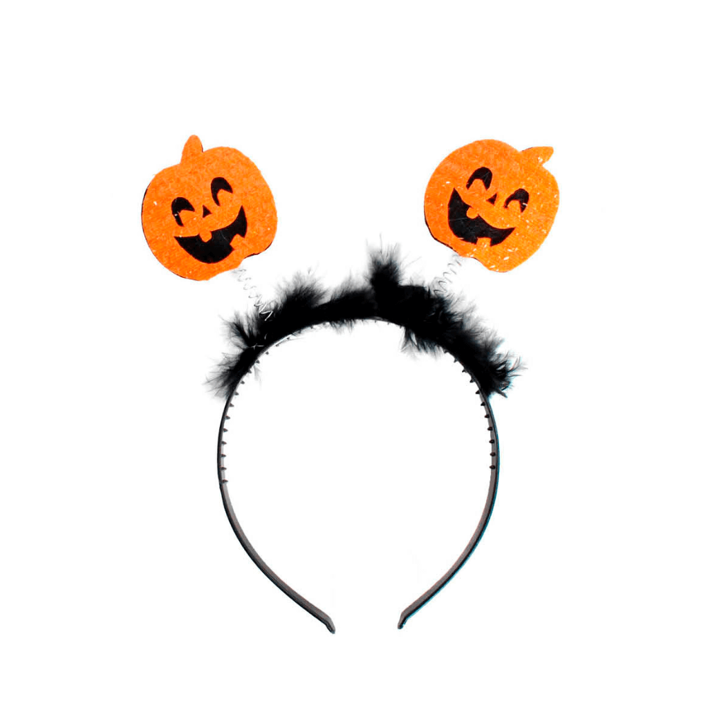 Halloween Glitter Headband - Pumpkins