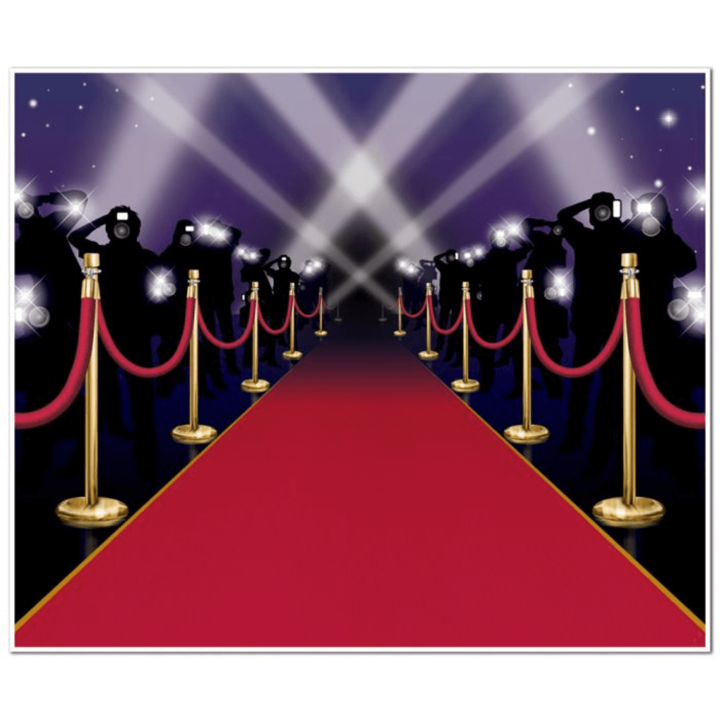 Red Carpet Insta-mural Scene Setter