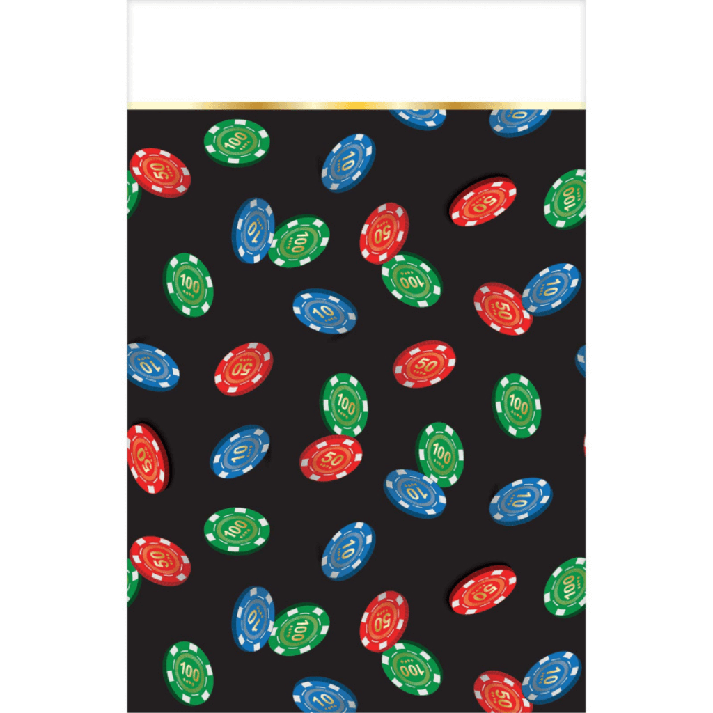 Roll the Dice Casino Plastic Tablecover