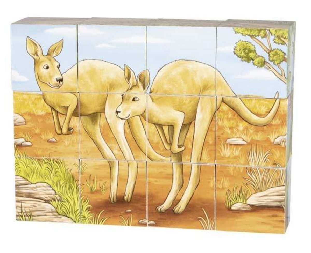 Cube Puzzle - Australian Animals