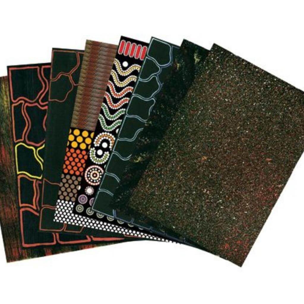 Aboriginal Australian Design Paper A4 Pack of 40 - Senior Style