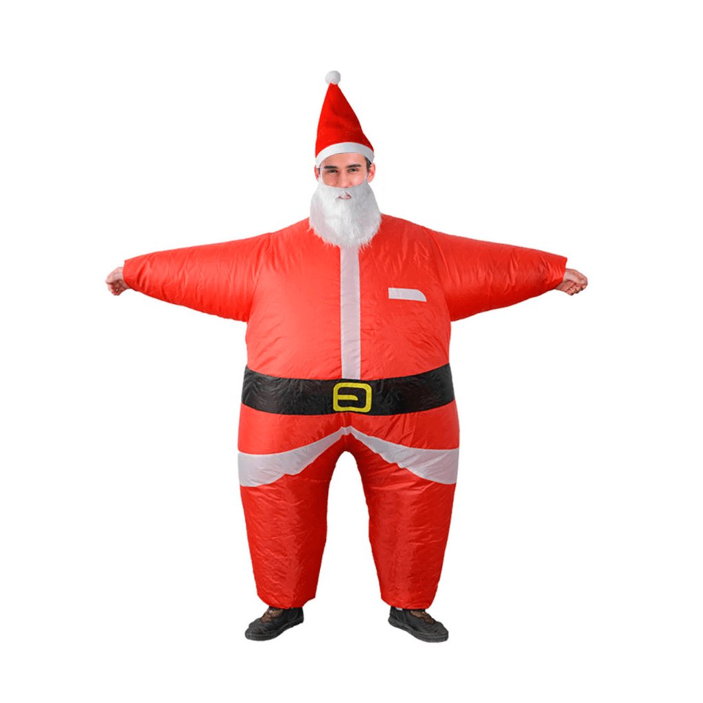 Adult Inflatable Santa Costume - Senior Style