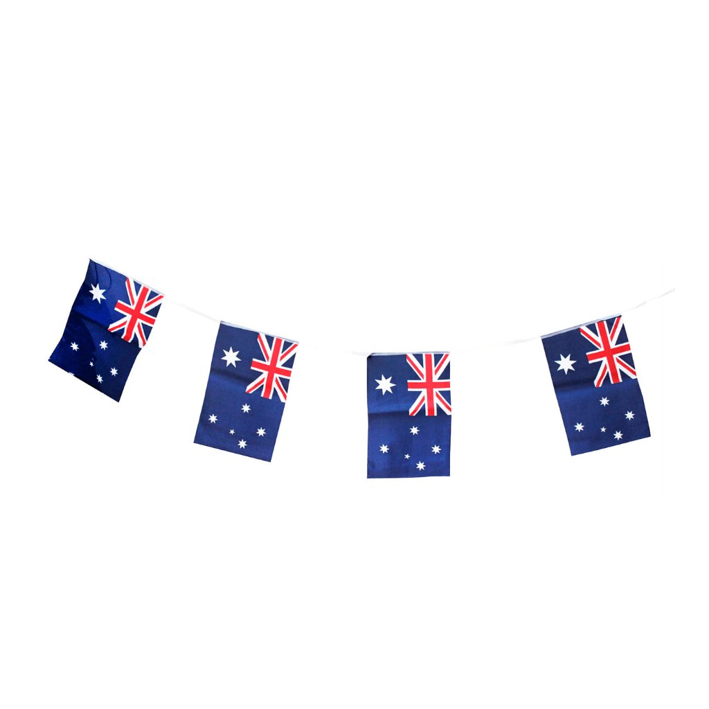 Australian Bunting Flag Rectangles - Senior Style