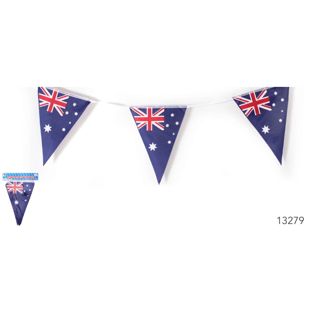 Australian Bunting Flag Triangles - Senior Style