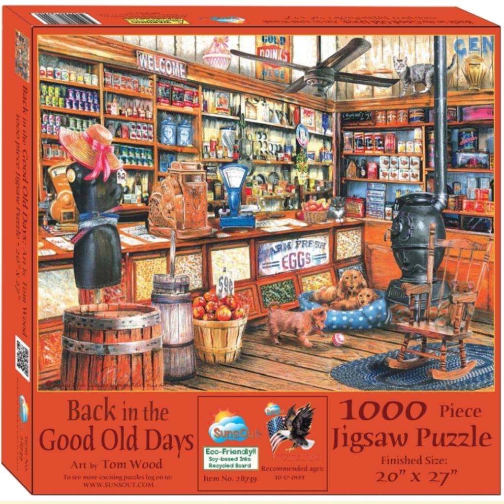 Back in the Good Old Days - 1000 Piece Jigsaw Puzzle - Senior Style