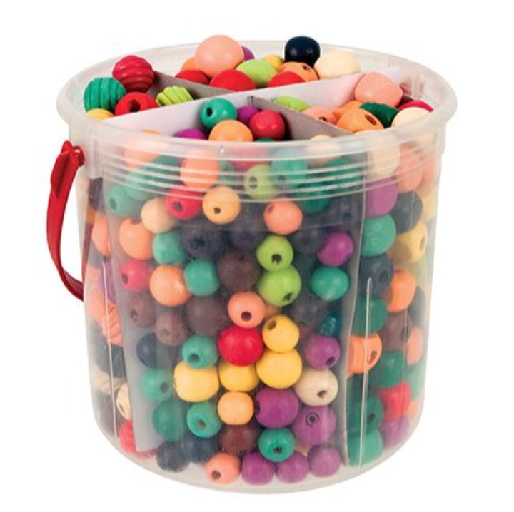 Basics Wooden Beads 575g - Senior Style