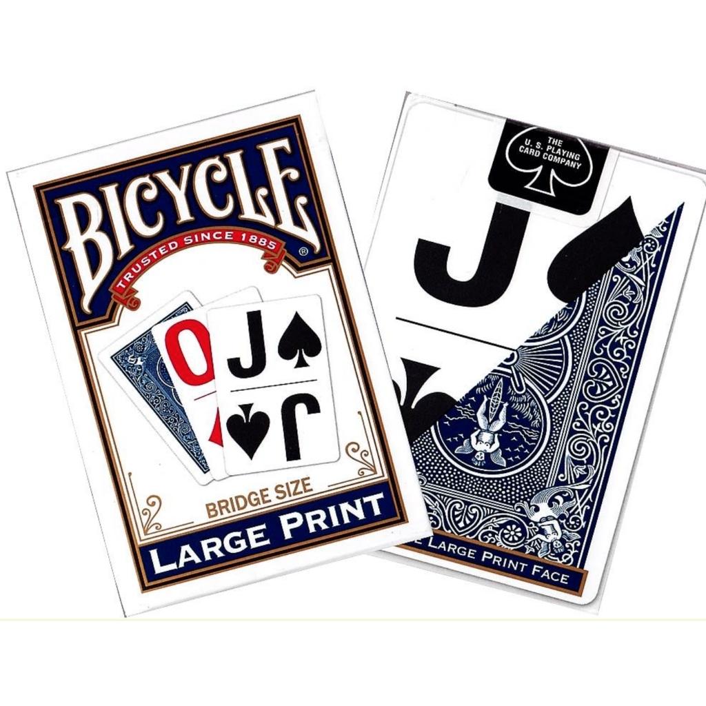 Bicycle Cards Bridge SZ Large Print - Senior Style