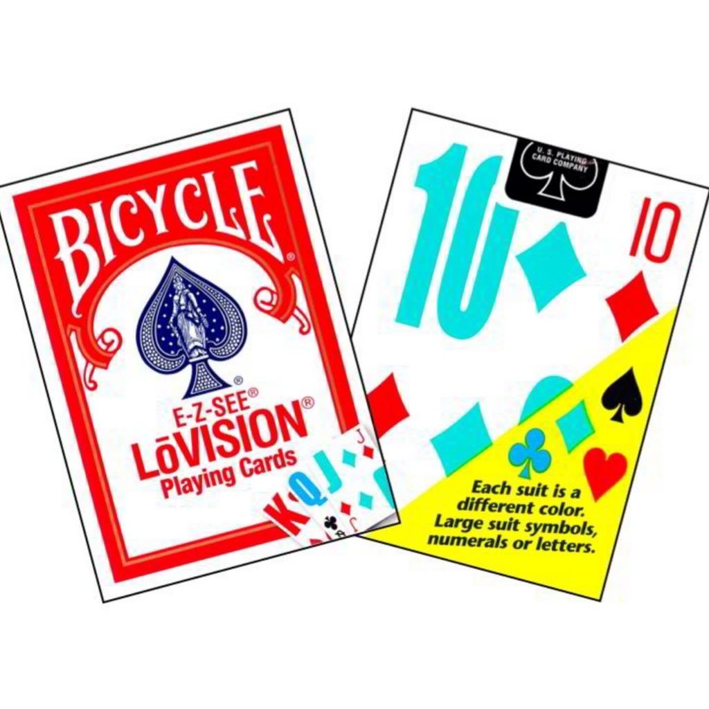 Bicycle Lo Vision Playing Cards - Senior Style