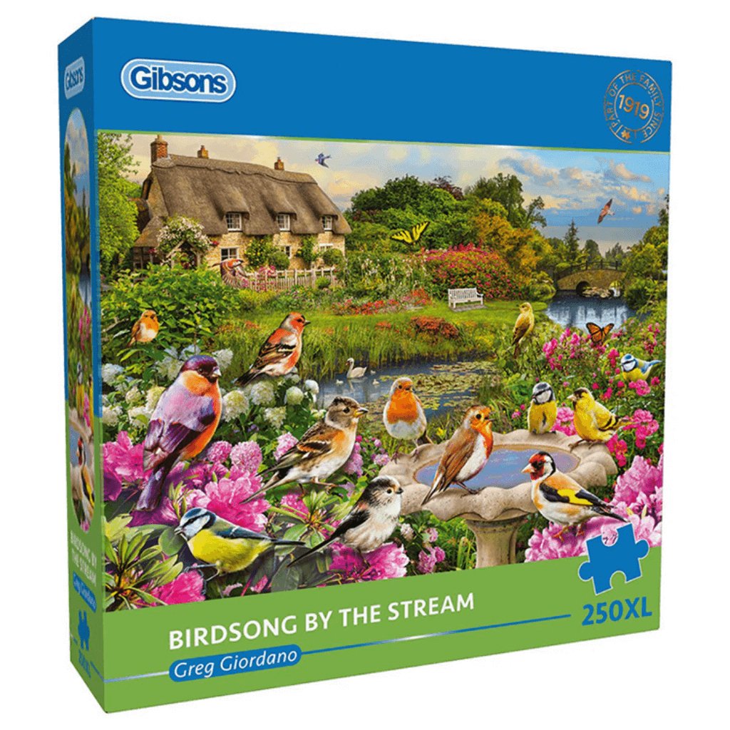 Birdsong by the Stream - 250XL Piece Jigsaw Puzzle - Senior Style