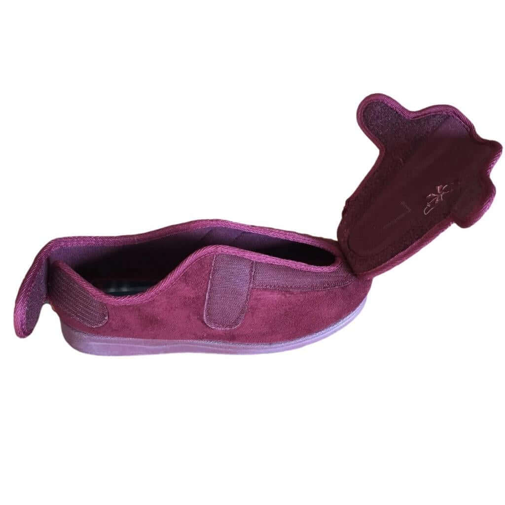 Brunette Adjustable Slippers Ladies - Senior Style