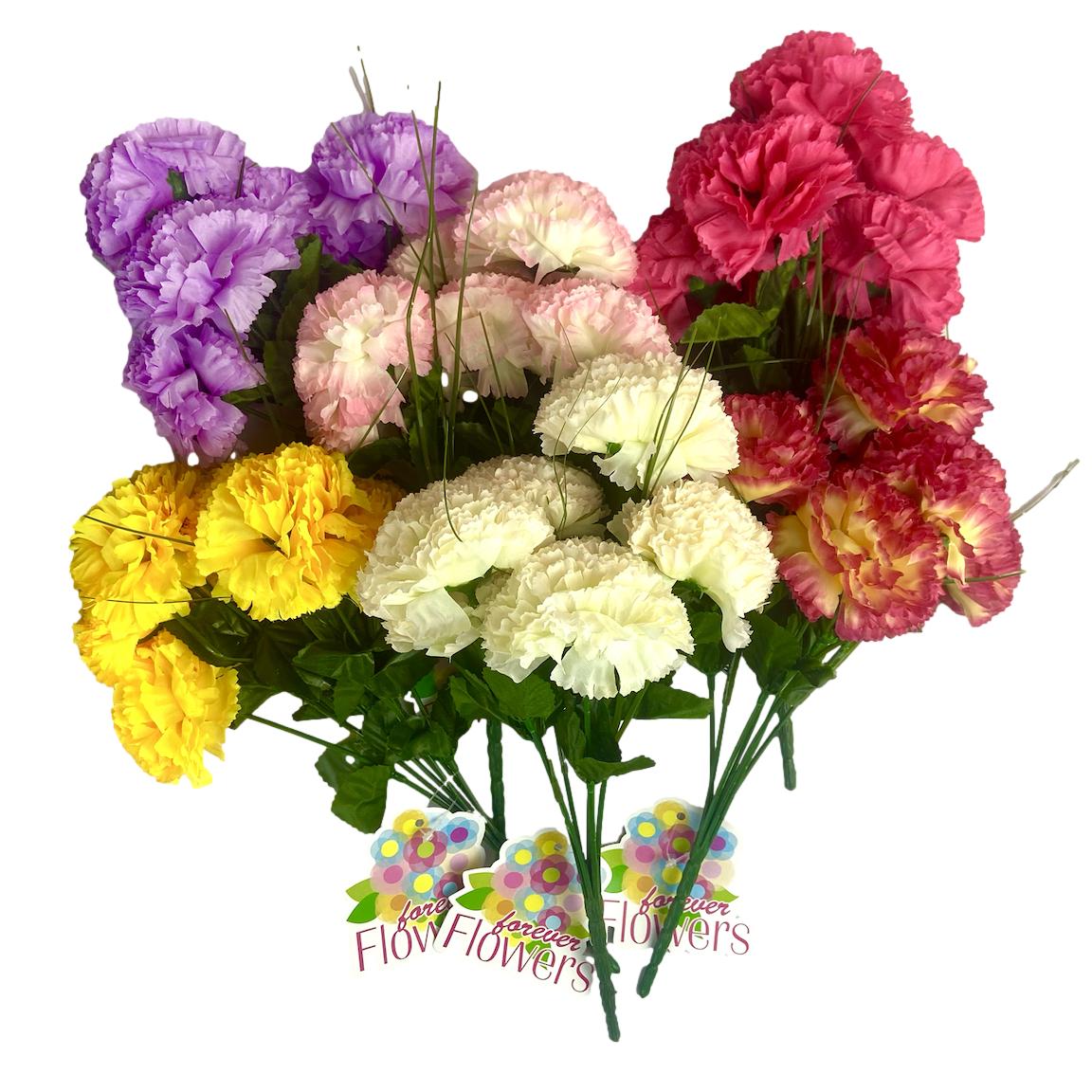 Bunch of Large Headed Carnations - Senior Style