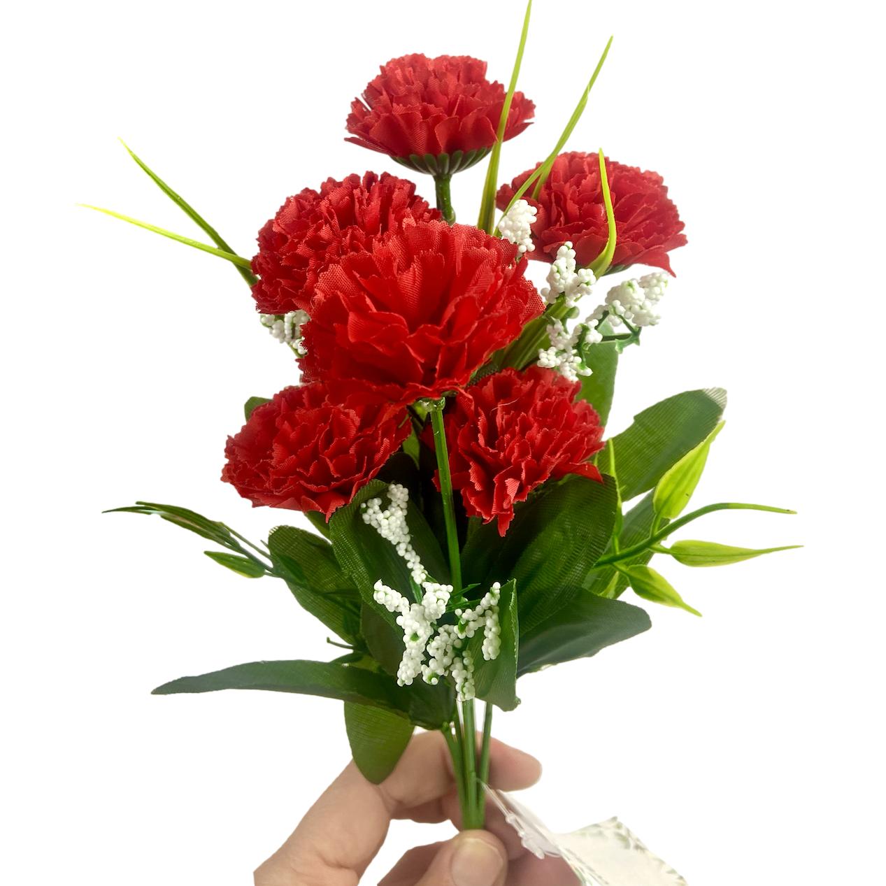 Bunch of Small Headed Carnations - Senior Style