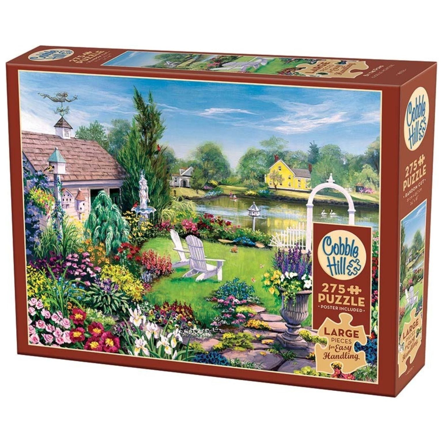 By The Pond - 275 Large Piece Jigsaw Puzzle - Senior Style