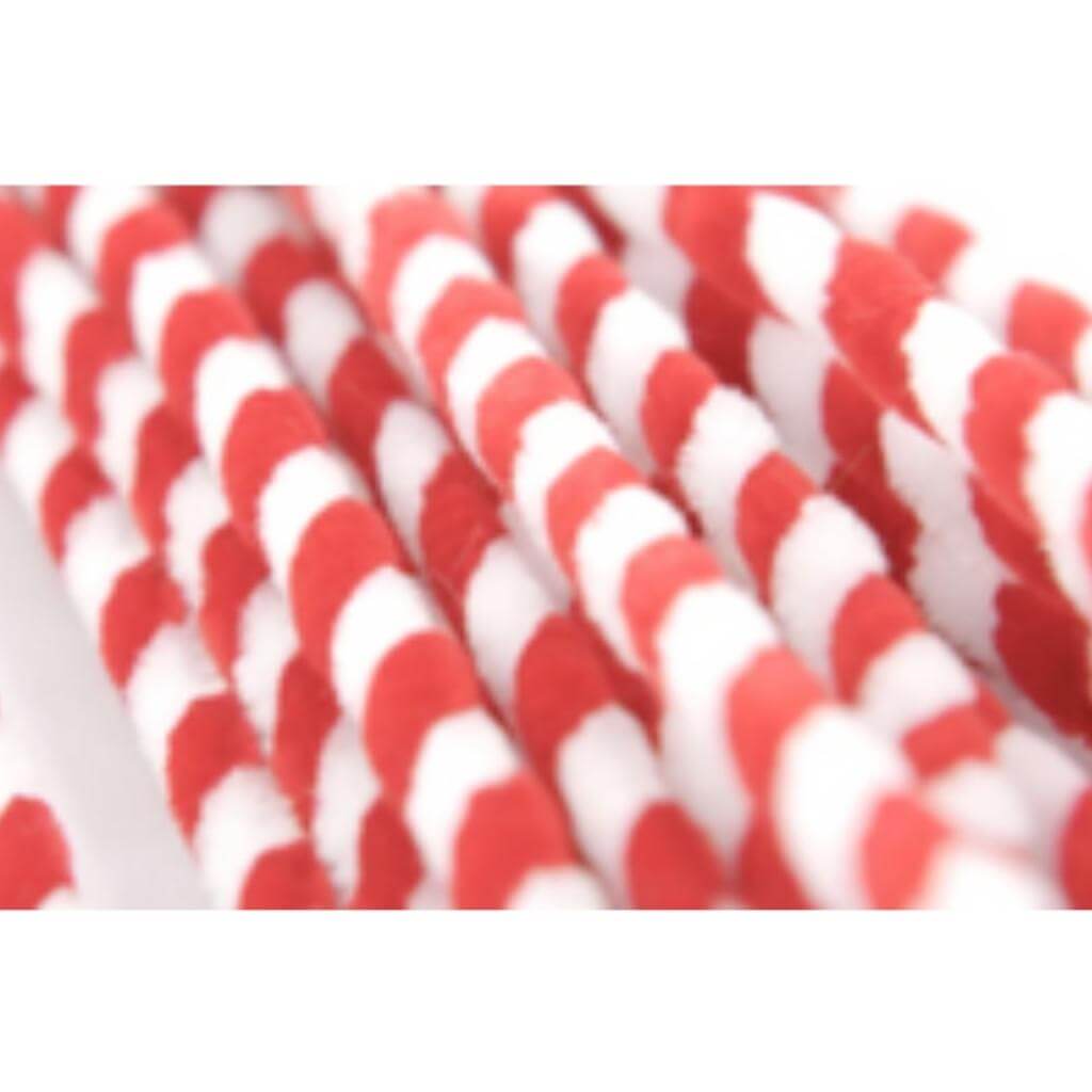 Candy Cane Chenille Stems Pack of 25 - Senior Style