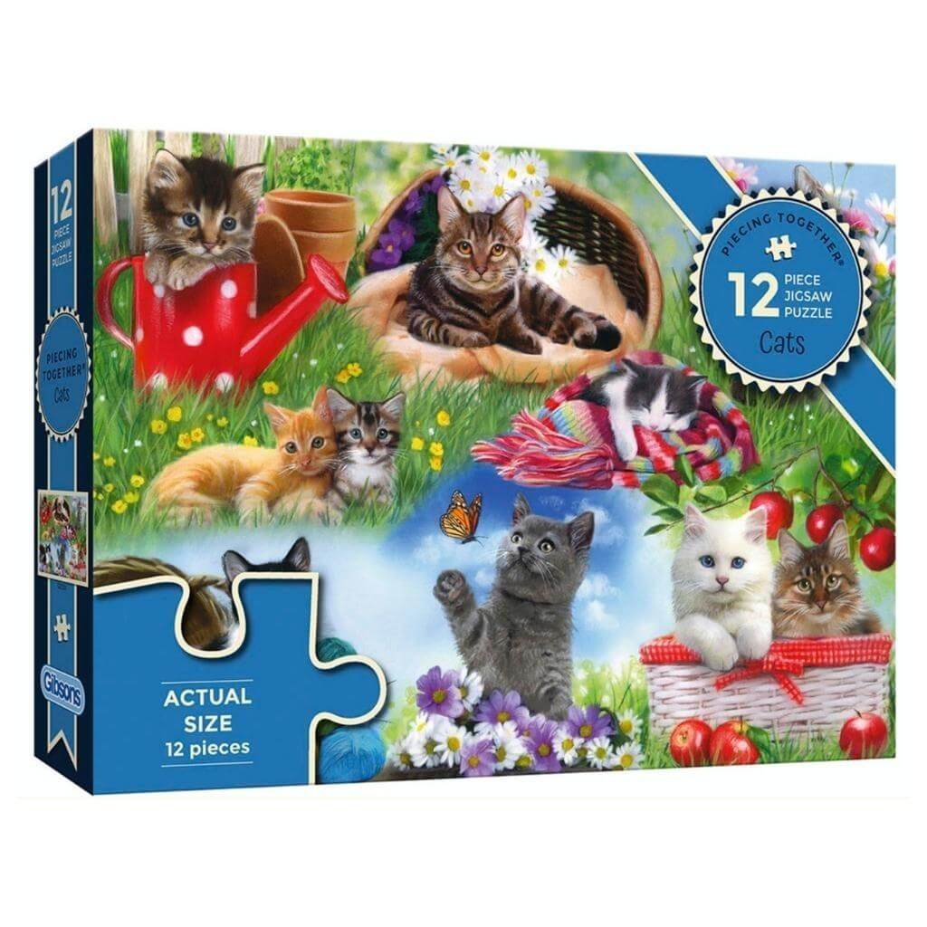 Cats - 12 XL Piece Jigsaw Puzzle - Senior Style