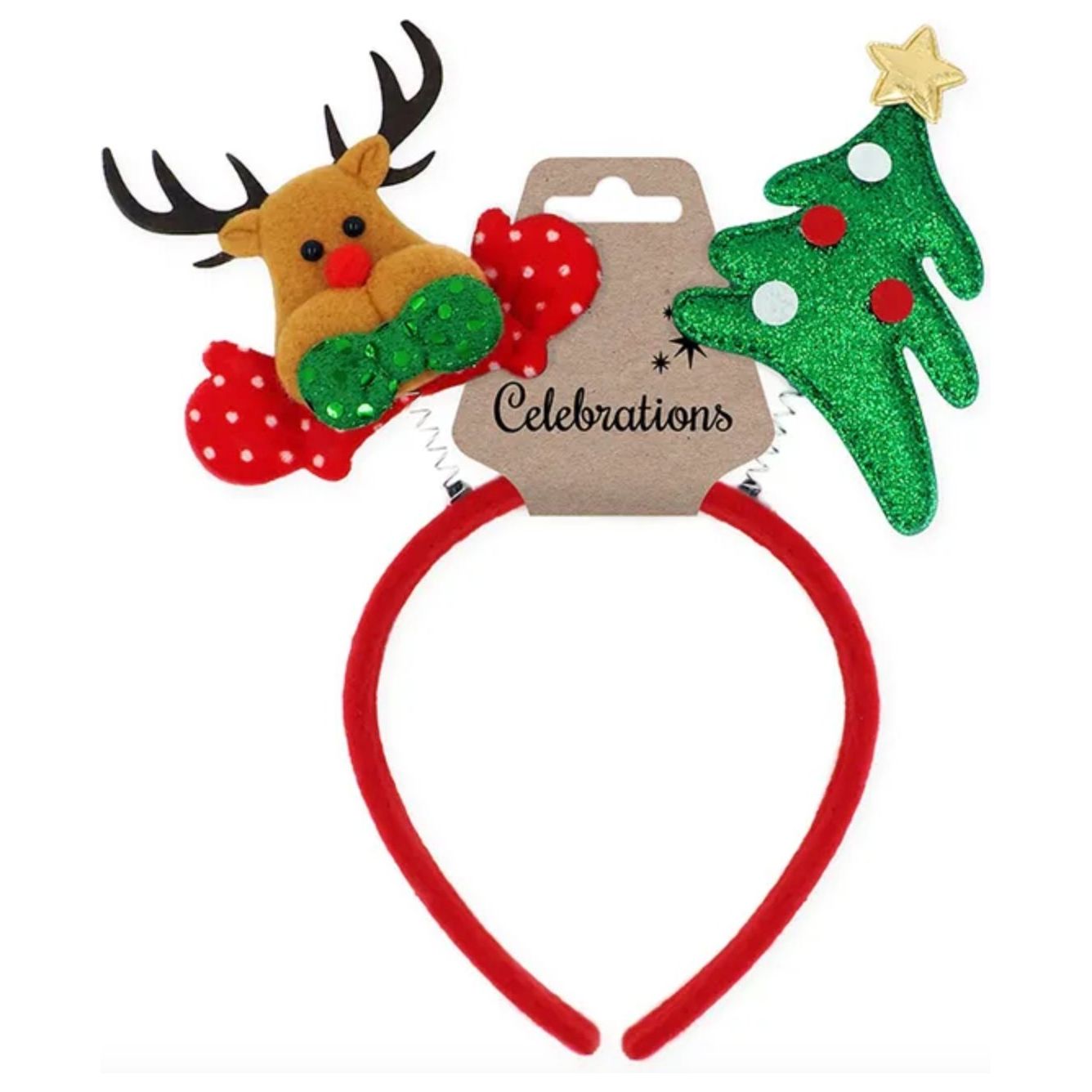 Christmas Headband Tree + Reindeer - Senior Style