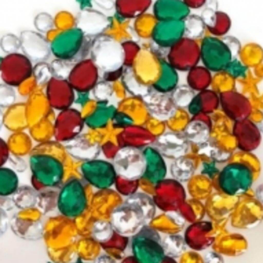 Christmas Rhinestones 150g - Senior Style