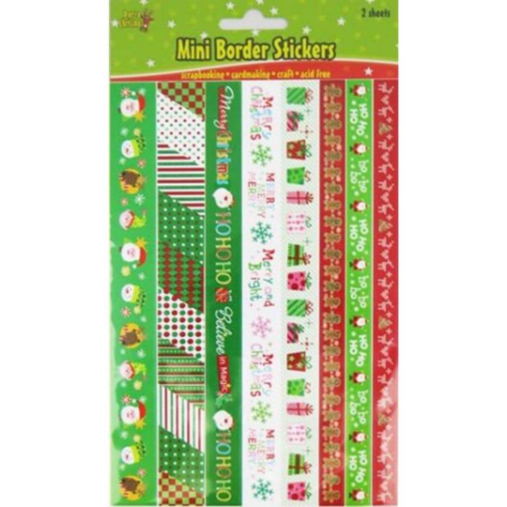 Christmas Sticker Mini Borders - Senior Style