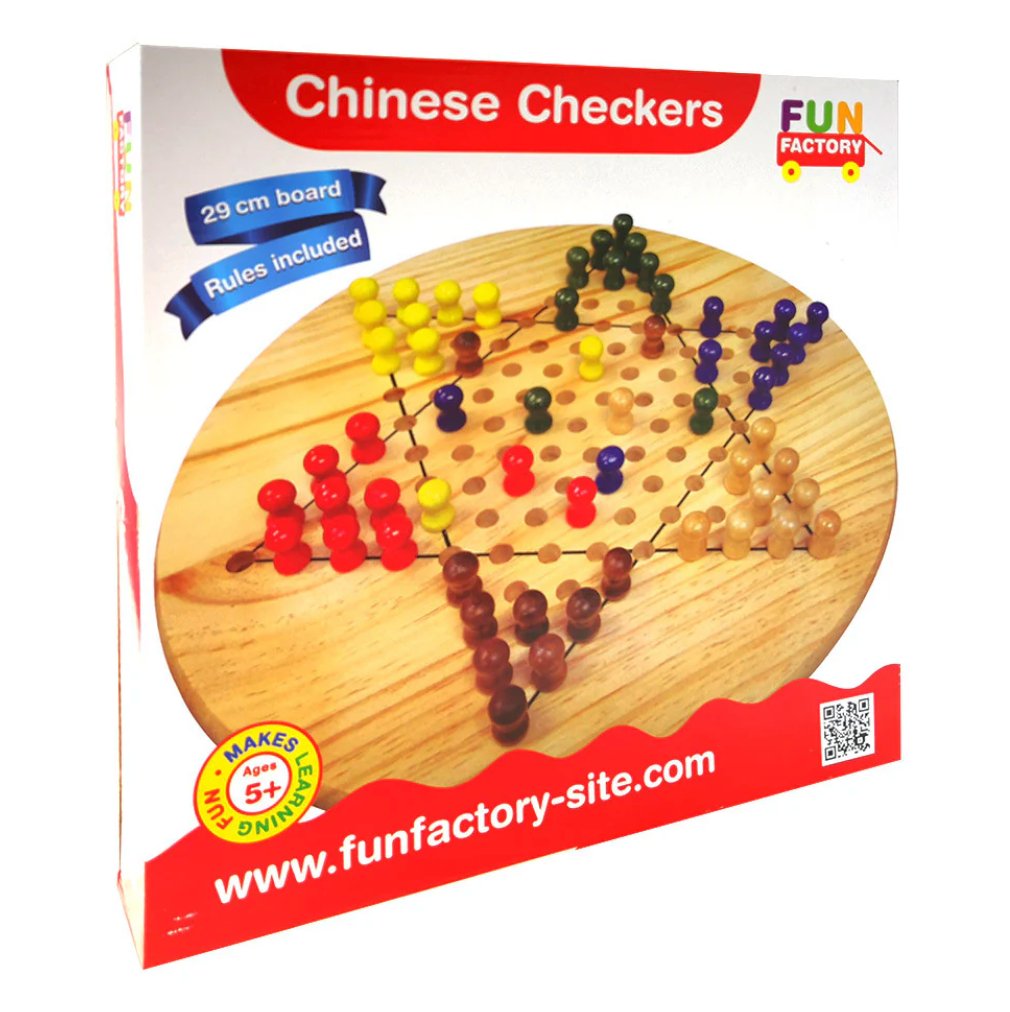 Classic Wooden Chinese Checkers - Senior Style