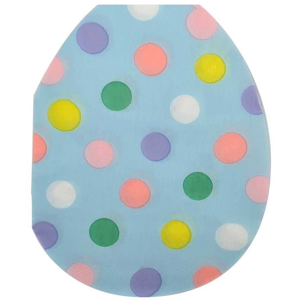 Cool Bunny Egg Shaped Lunch Napkins - Senior Style