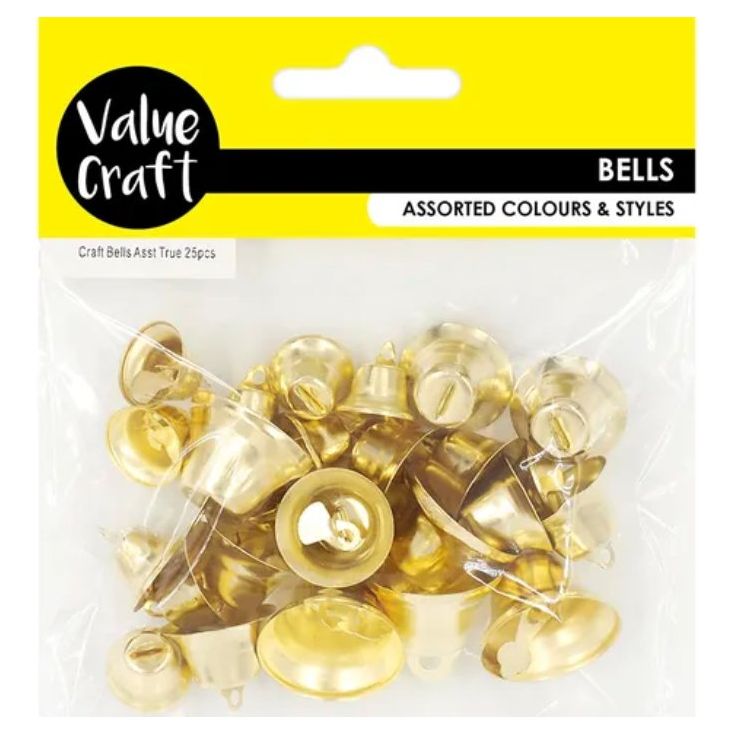 Craft Bells Assorted 25 Pieces - Senior Style