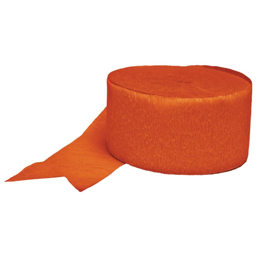 Crepe Streamer - Orange Peel - Senior Style