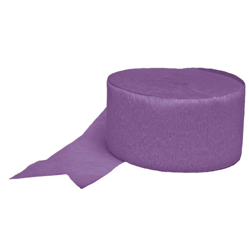 Crepe Streamer - Purple - Senior Style