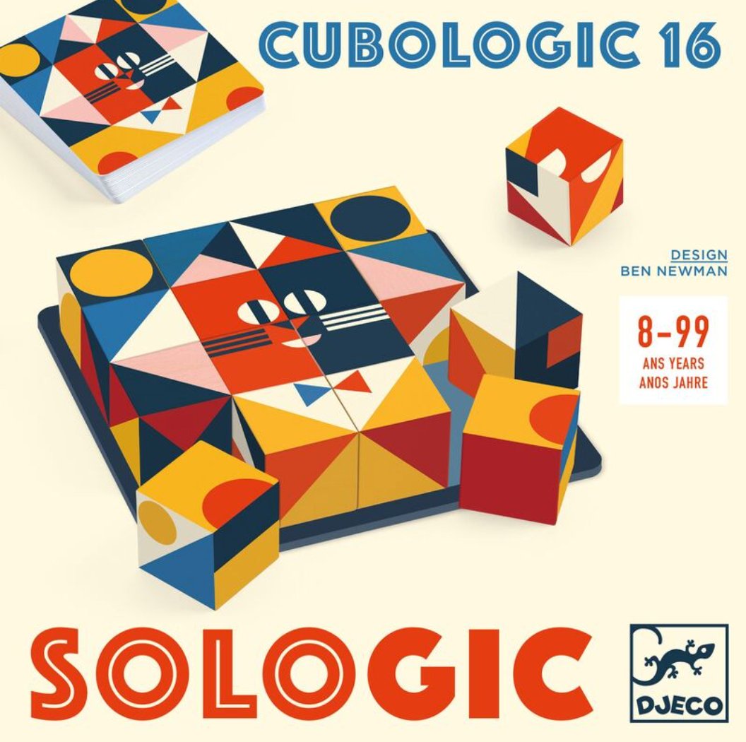 Cubologic 16 Sologic Game - Senior Style