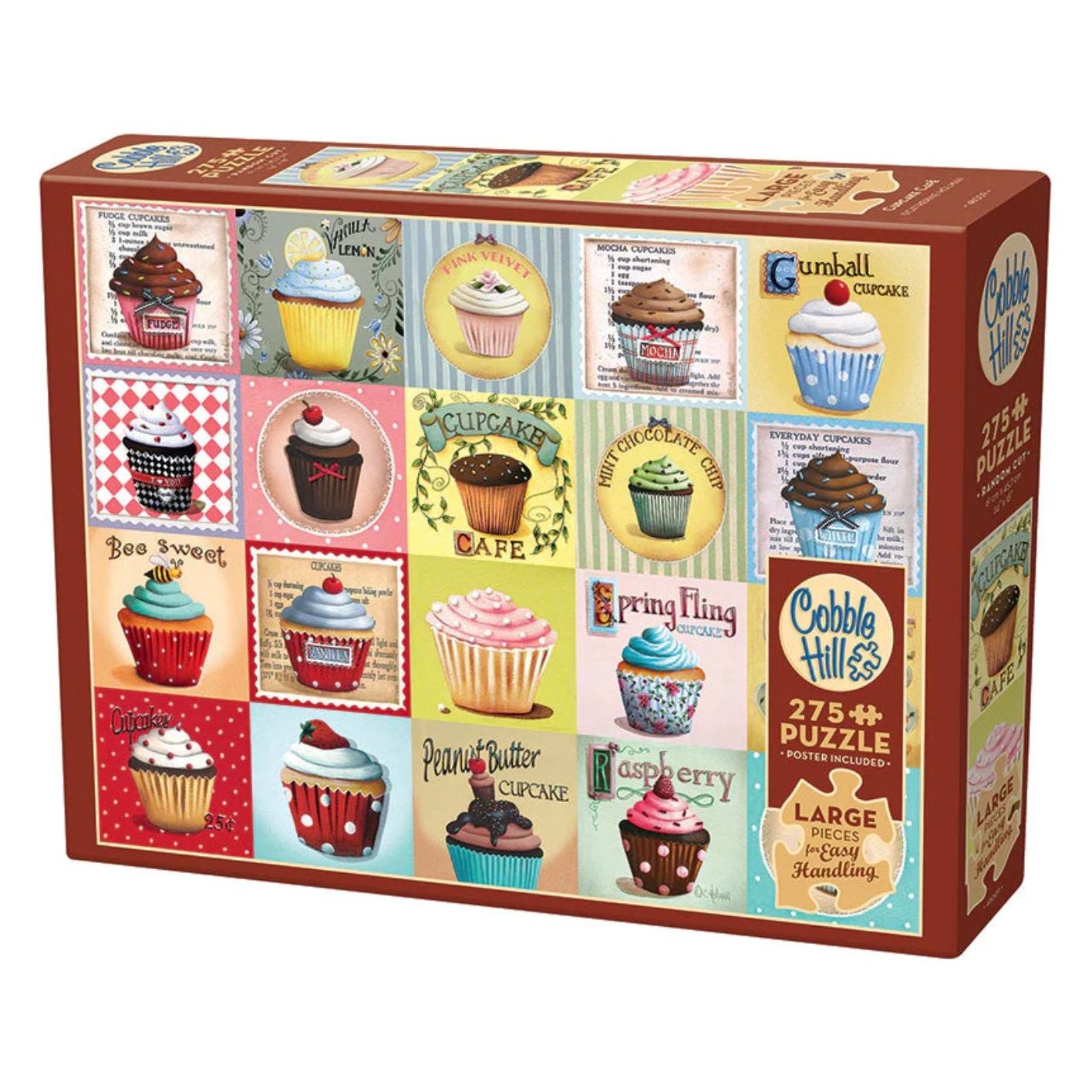 Cupcake Cafe - 275 Large Piece Jigsaw Puzzle - Senior Style