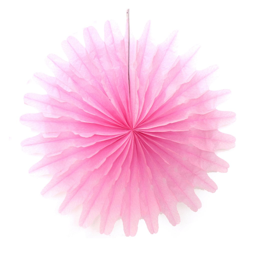 Decorative Fan Pink 30cm - Senior Style