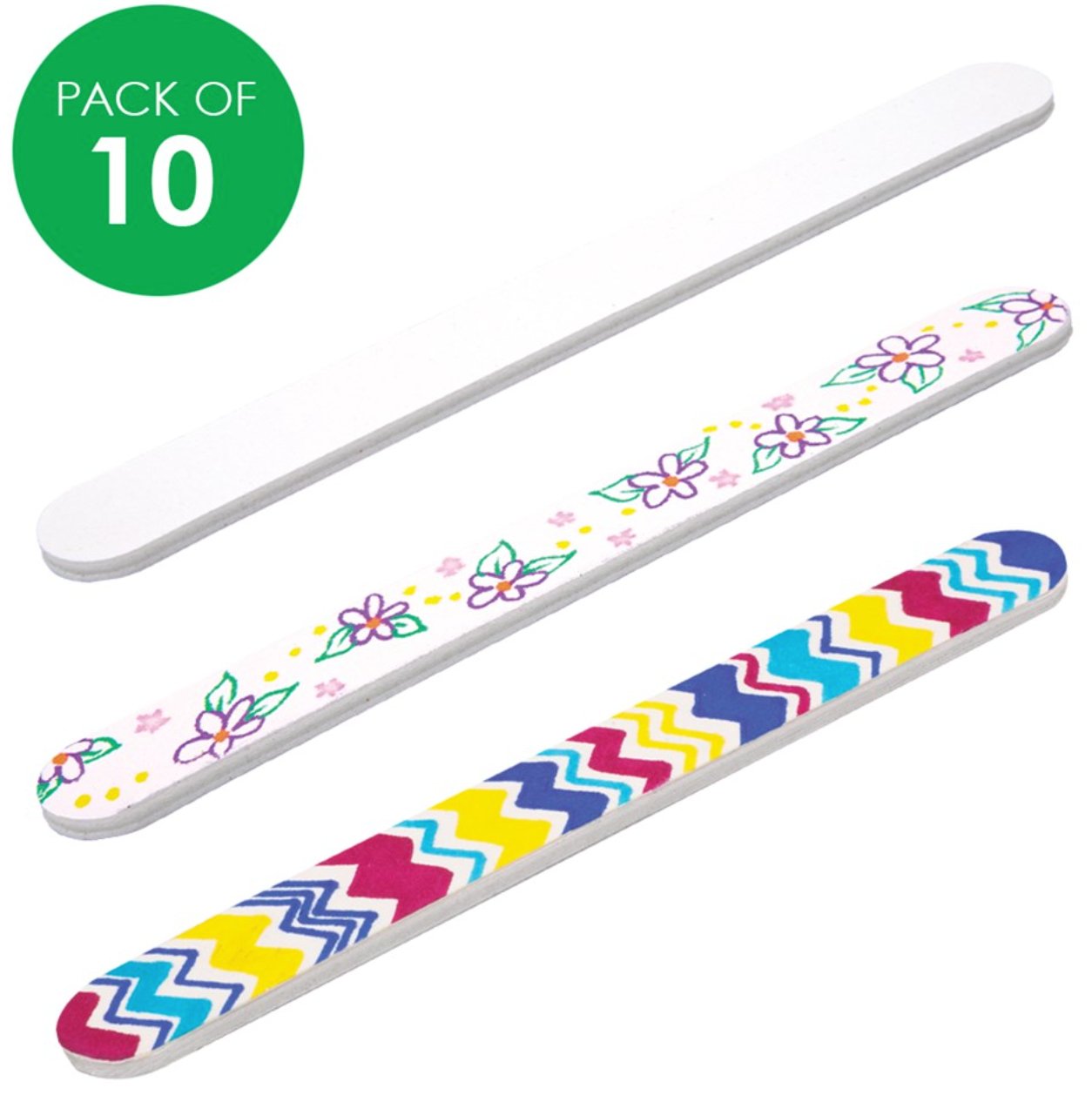 Design Your Own Nail Files - Pack of 10 - Senior Style