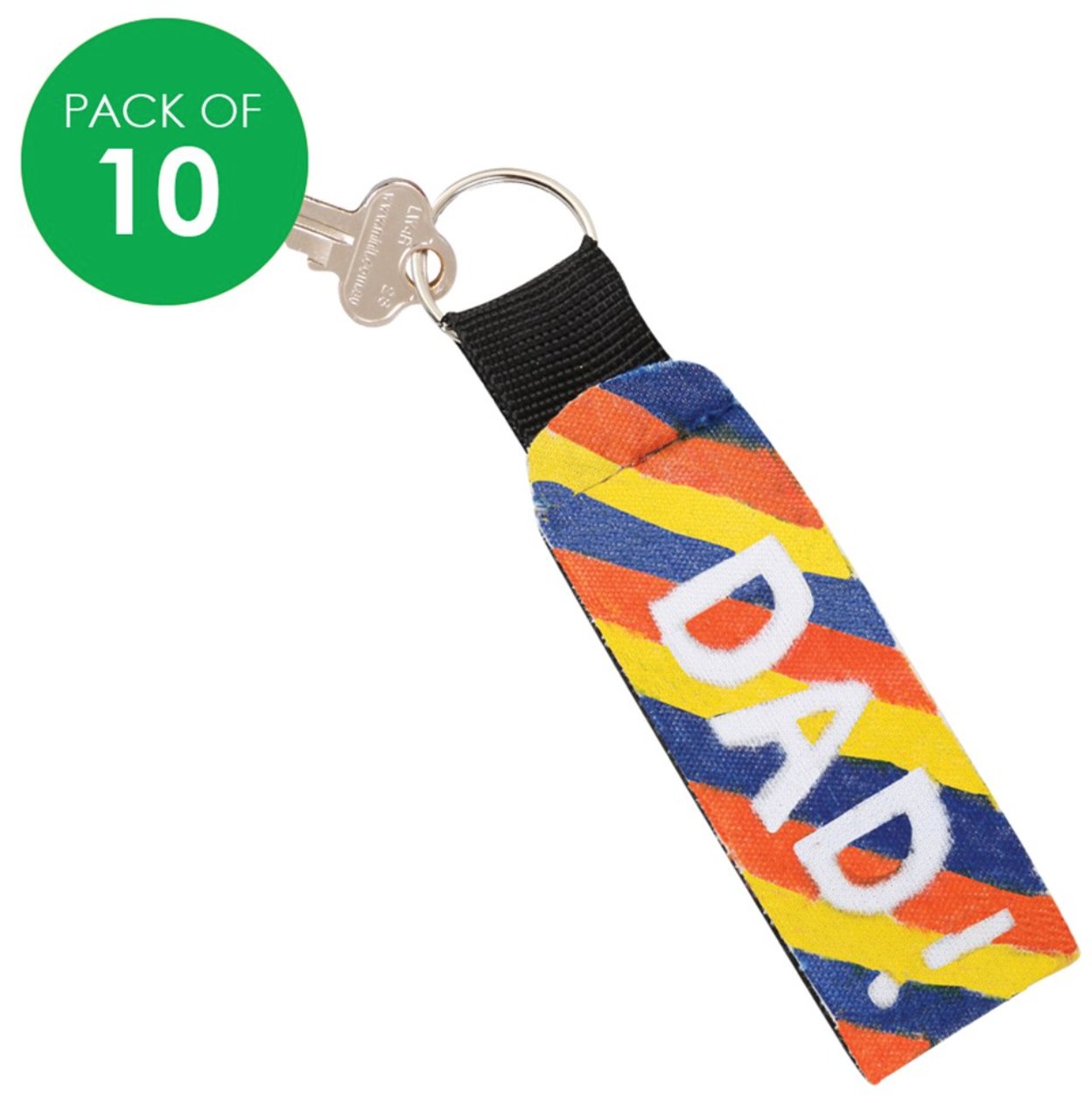 Design Your Own Neoprene Keyrings - Pack of 10 - Senior Style