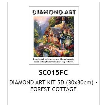 Diamond Art Forest Cottage 5D - Senior Style