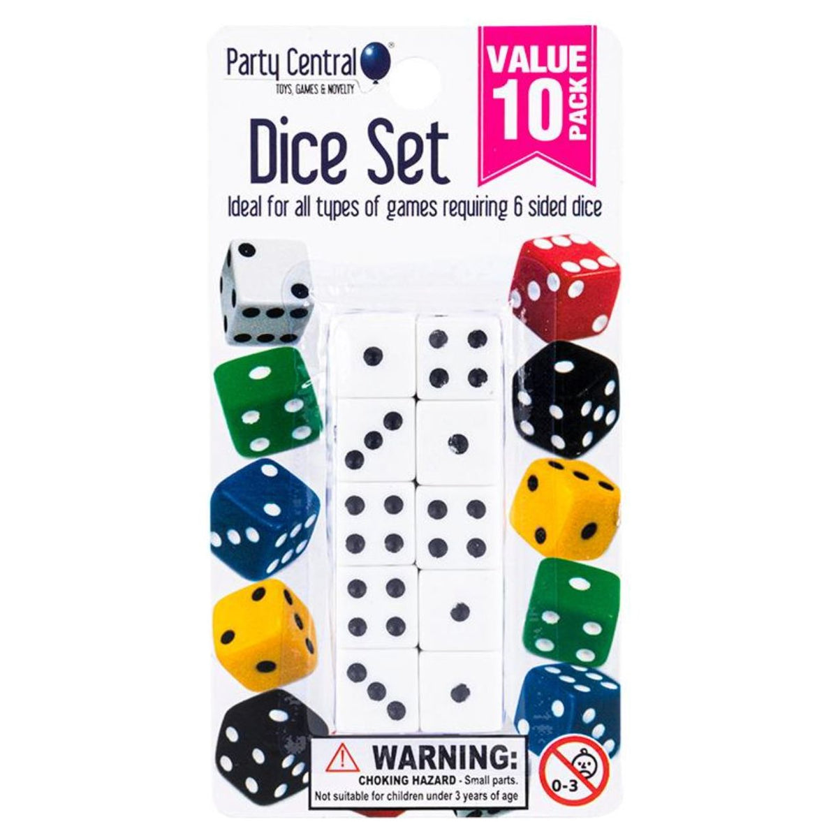 Dice Set 10pc - Senior Style