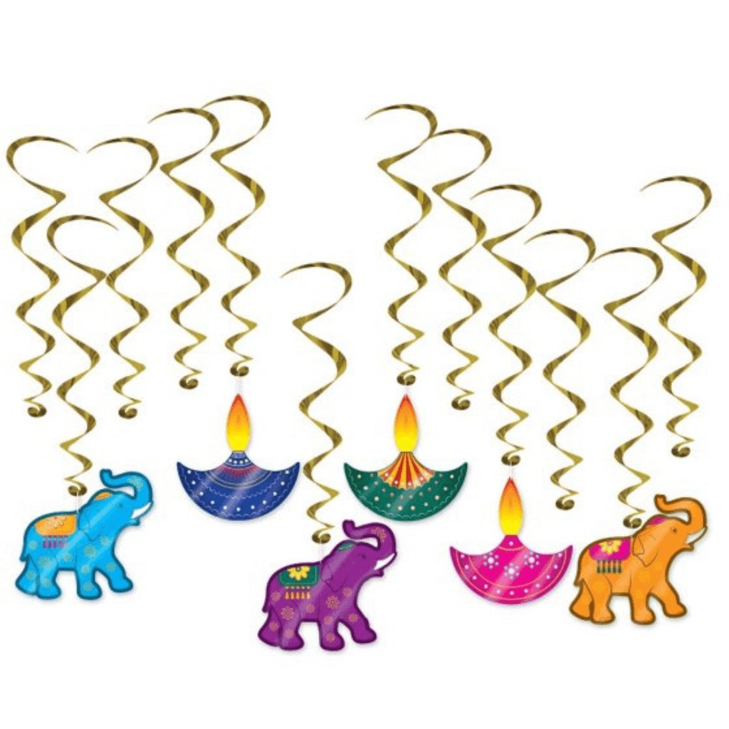 Diwali Hanging Decoration Whirls - Senior Style