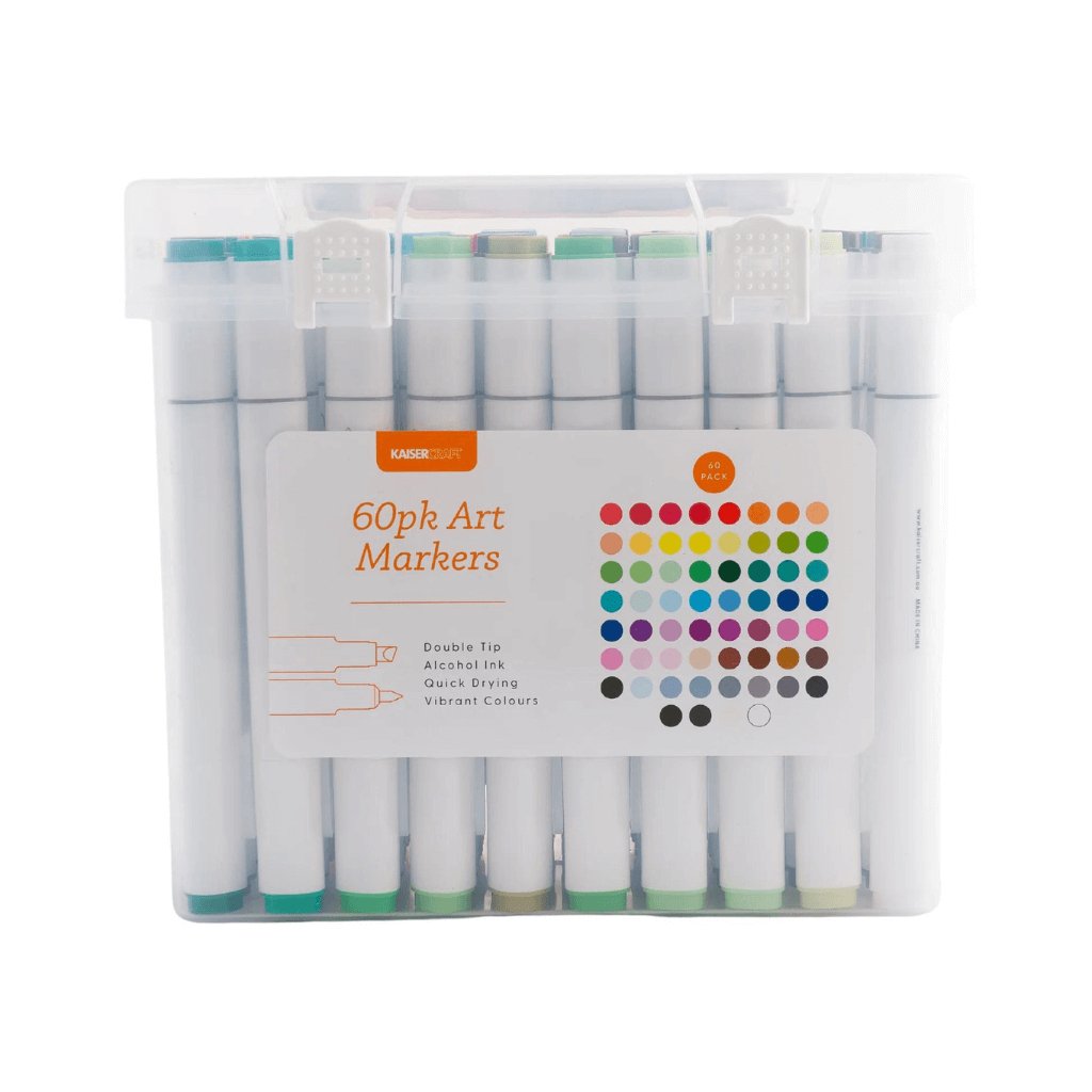 Double Tip Art Markers 60 - Pack - Senior Style