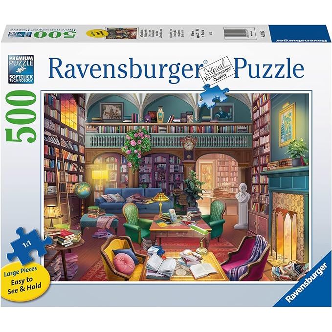 Dream Library - 500 Large Piece Jigsaw Puzzle - Senior Style