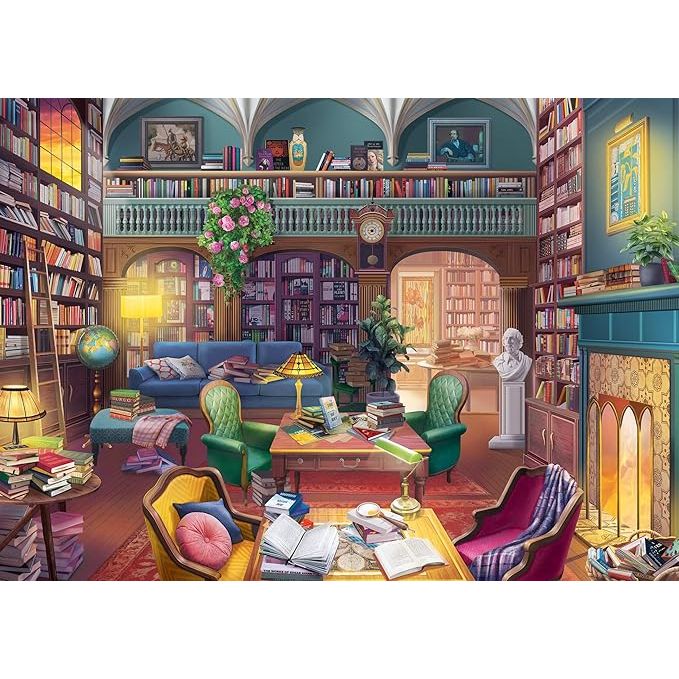 Dream Library - 500 Large Piece Jigsaw Puzzle - Senior Style