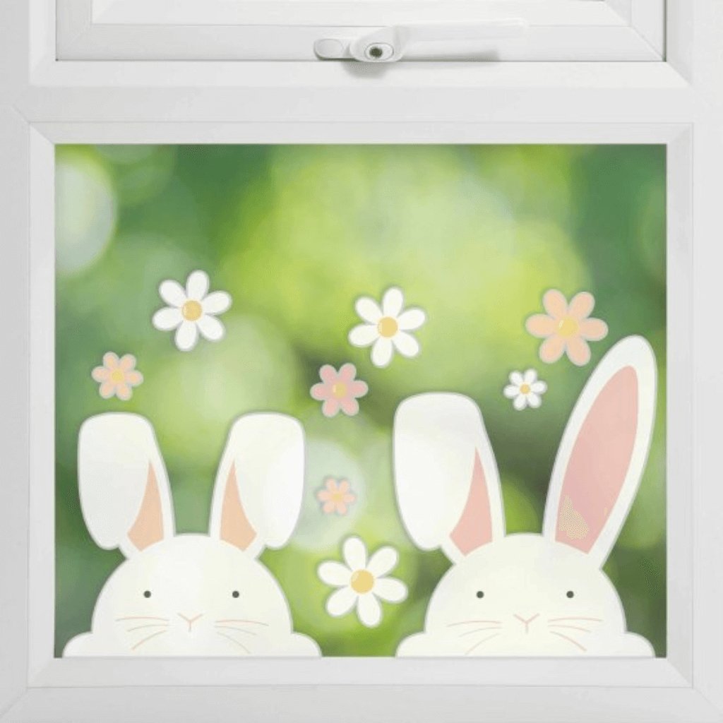 Easter Bunny Window Stickers - Senior Style