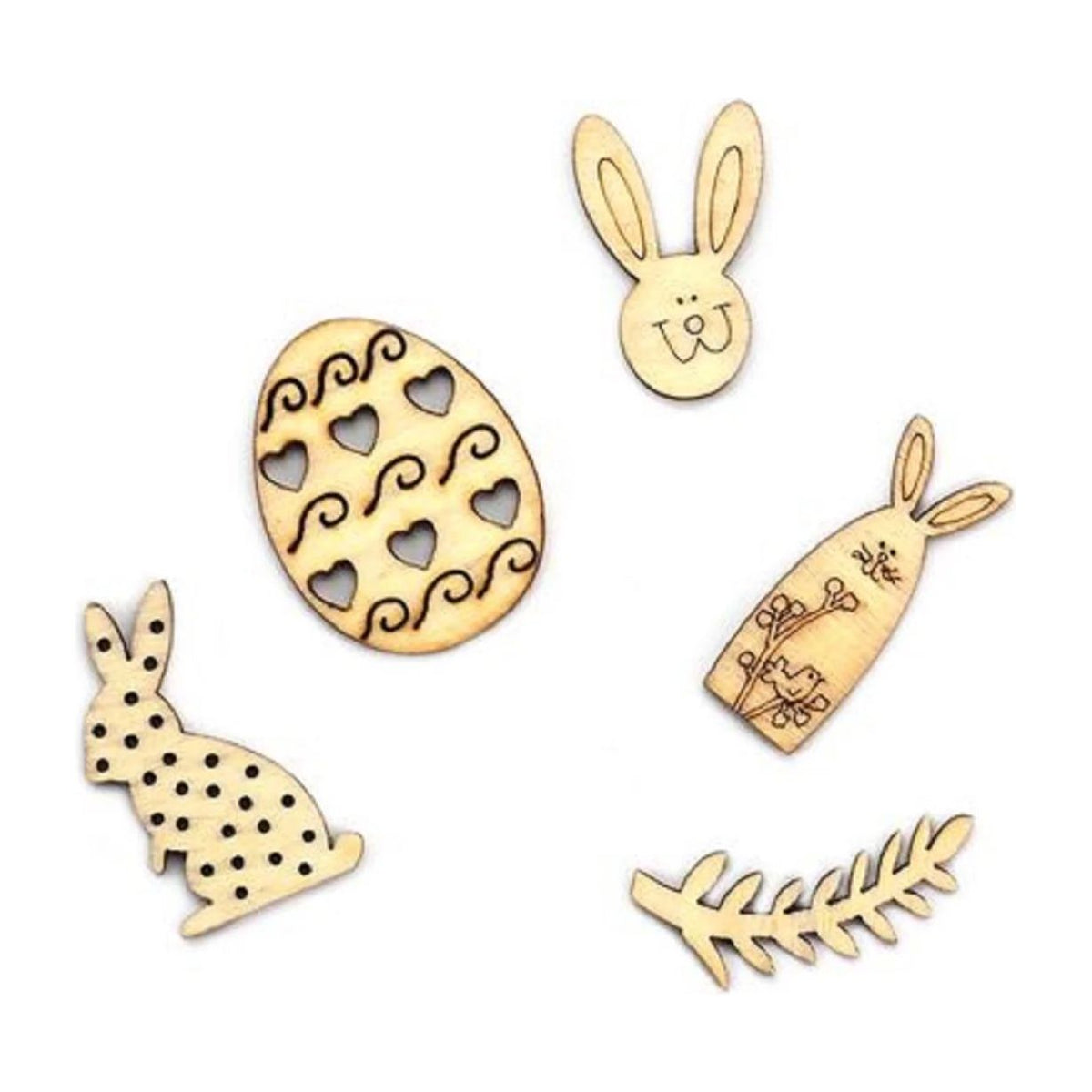 Easter Mini Assorted Wooden Shapes - Senior Style