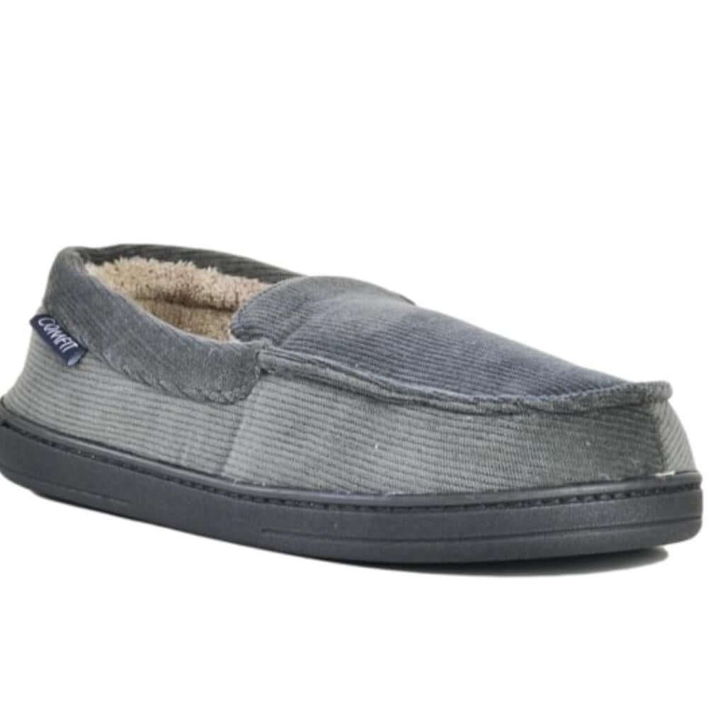 Elliot Grey Slippers - Men's - Senior Style